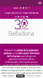 Mobile Screenshot of clinicabelladona.com